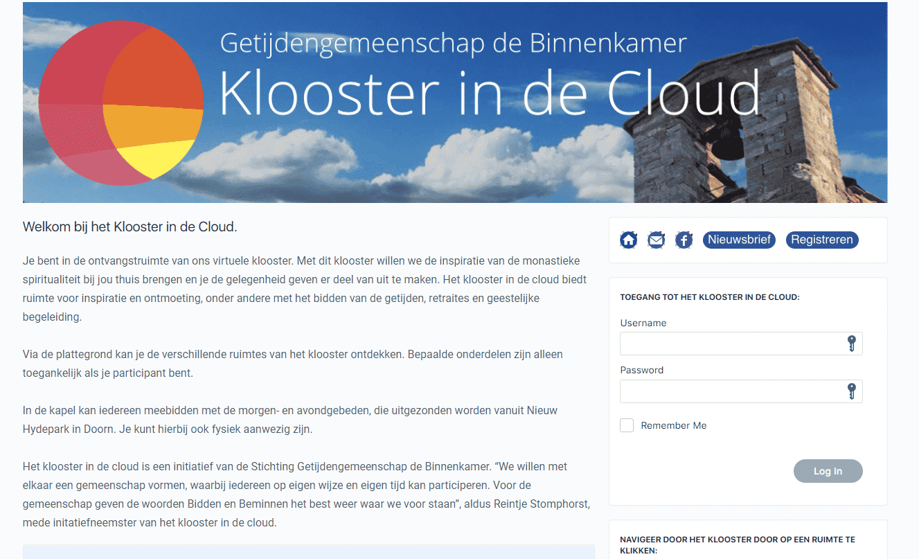 Kerkwebsite laten maken door Klooster in de Cloud